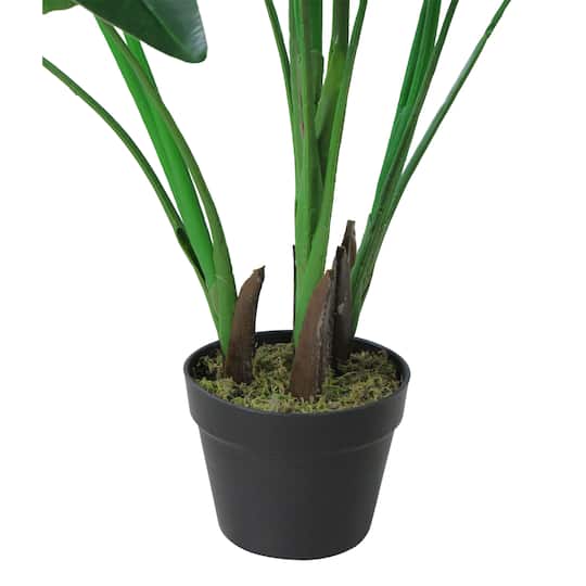 4ft. Potted Artificial Green Traveller's Tree